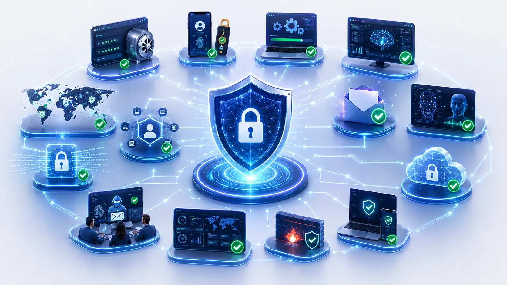 Cybersecurity best practices for protecting against AI-powered cyber attacks.