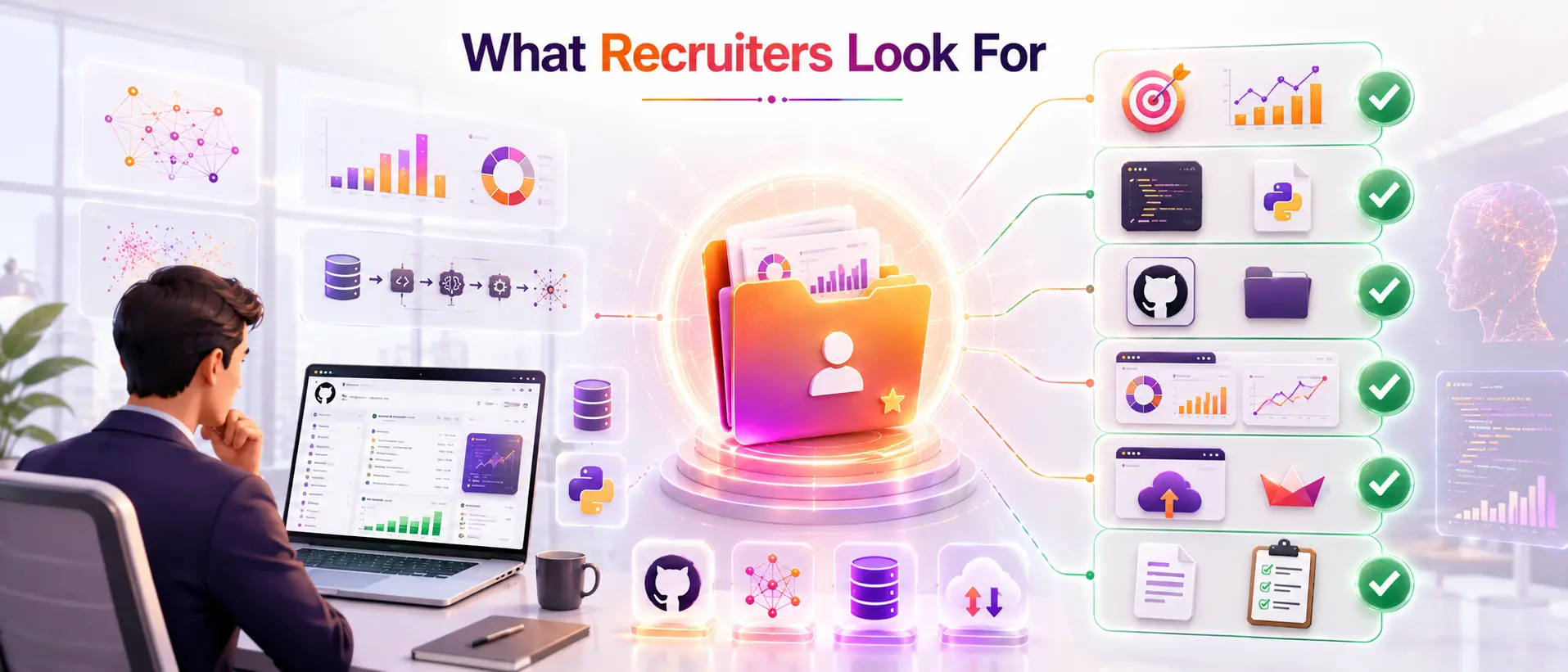 Six recruiter-approved data science projects for building a strong portfolio in 2026.