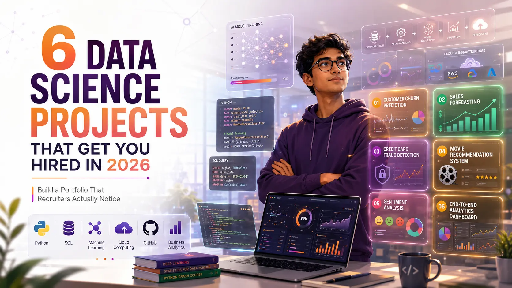 6 Data Science Projects That Get You Hired in 2026