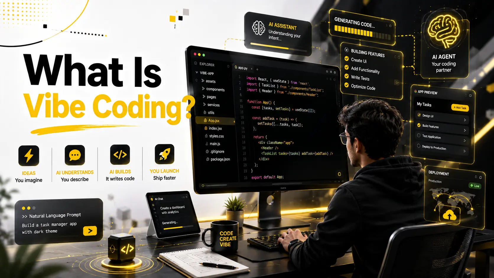 What Is Vibe Coding? A Beginner's Guide to AI-Assisted Programming (2026)